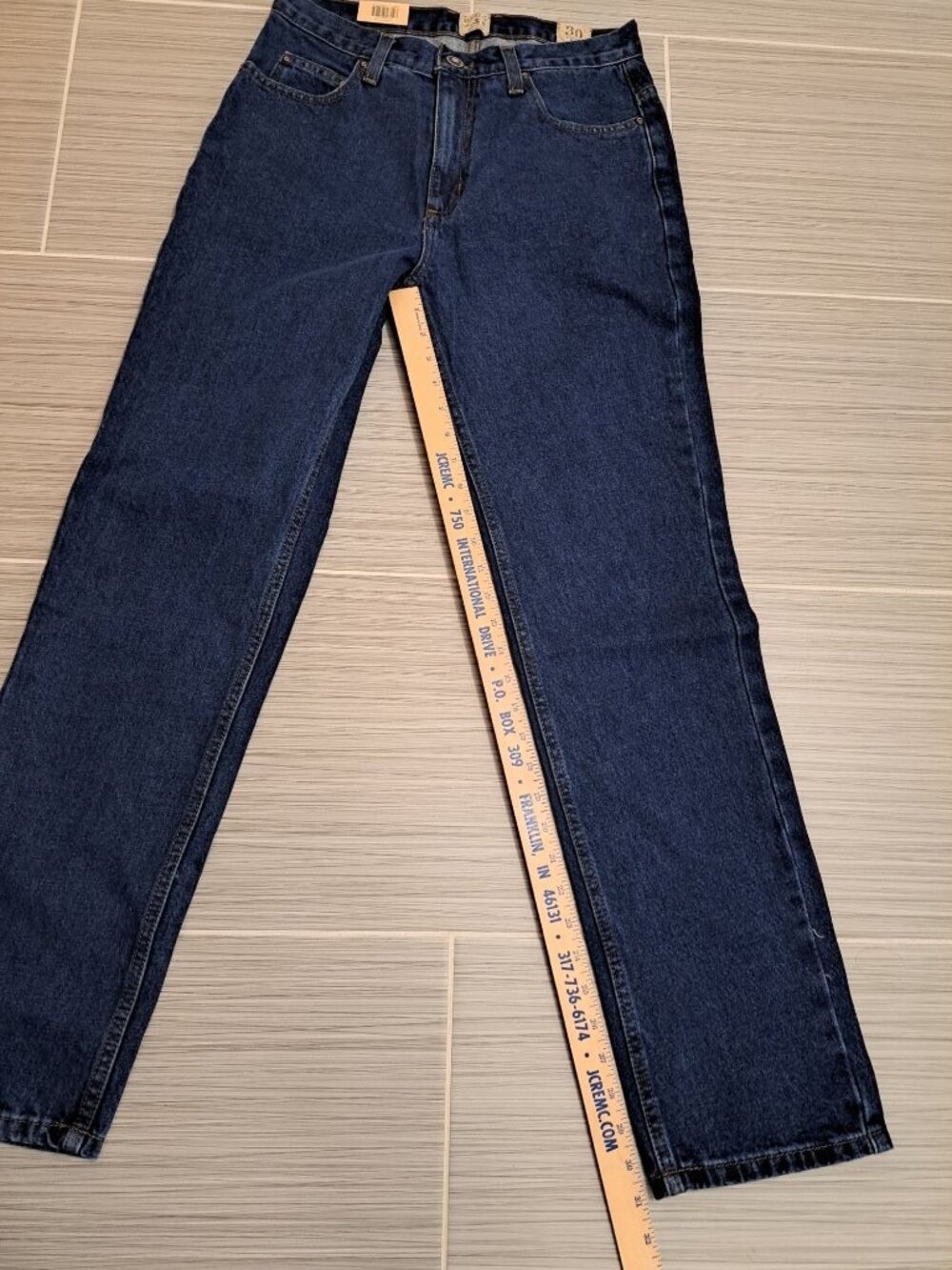 New Red Head Mens Classic Fit 30x32 Blue Denim Jeans 100% Cotton Made In Mexico - Picture 9 of 10
